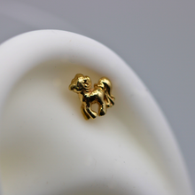 Load image into Gallery viewer, 14k Yellow Gold MLP Flat Back Press Fit Stud